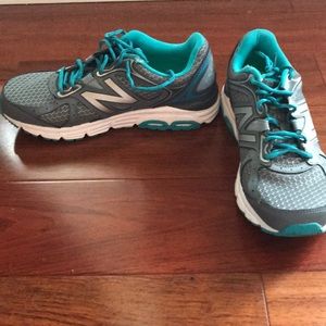 Teal New Balances